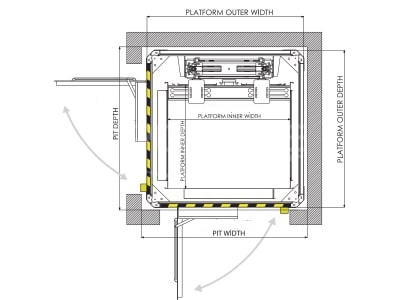 Cabin - Telescopic Closed Type Disabled Platform Lifts