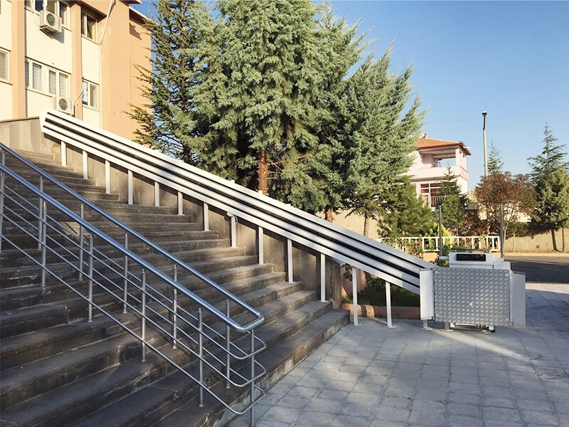 Stair Straight Type Disabled Platform Lifts